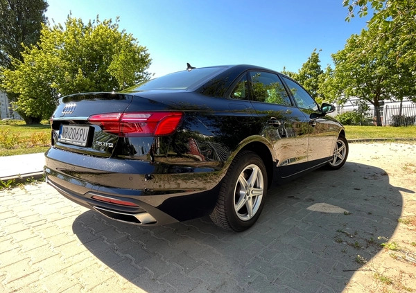 Audi A4 cena 84000 przebieg: 147000, rok produkcji 2019 z Warszawa małe 631